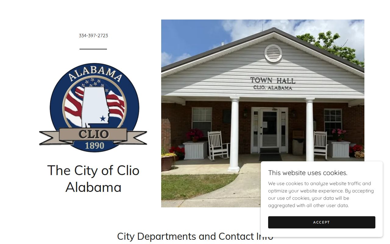 City of Clio official site for verifying a Clio arrest-record contact